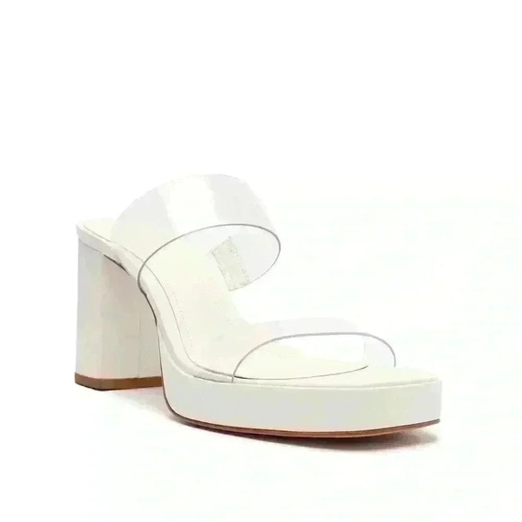 Shutz women's ARIELLA PLATFORM VINYL SANDAL size 10B - Picture 3 of 11